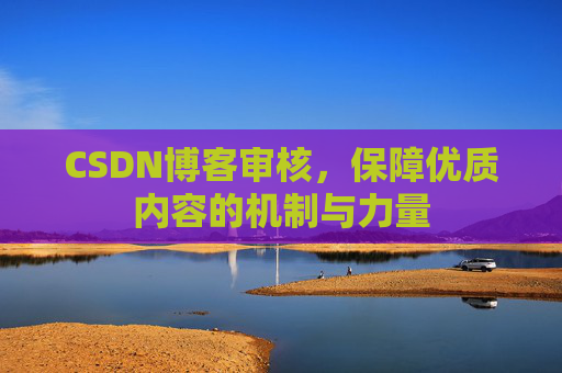CSDN博客审核，保障优质内容的机制与力量